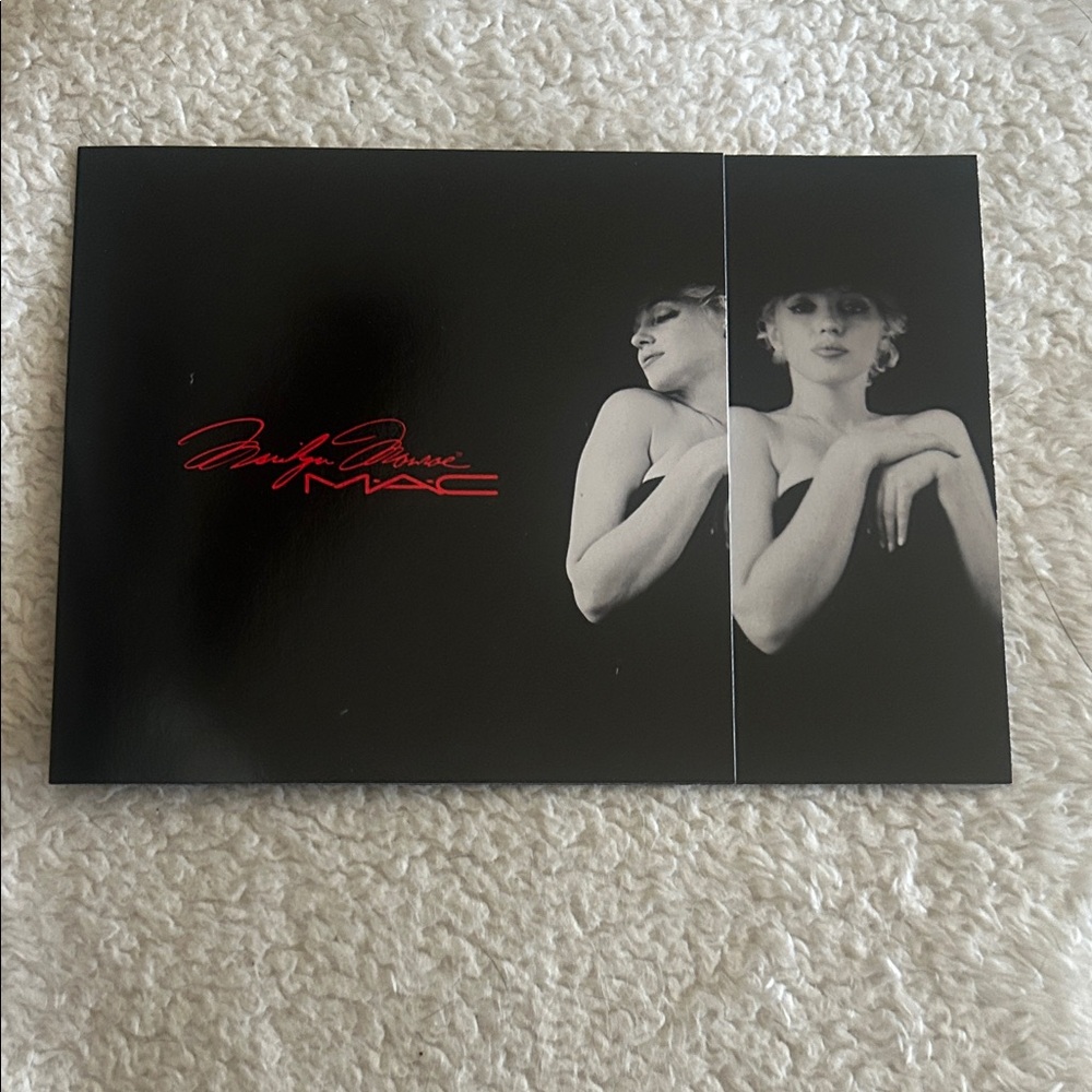 MAC COSMETICS Marilyn Monroe post card.